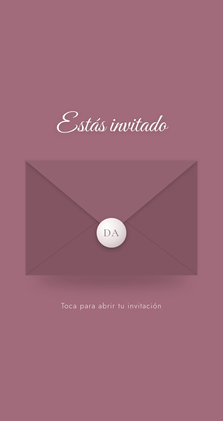 Invitación estilo Perlas — portada